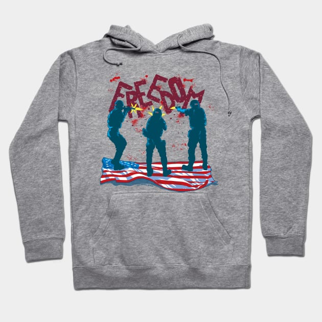 FREEDOM Hoodie by Shamus_Beyale